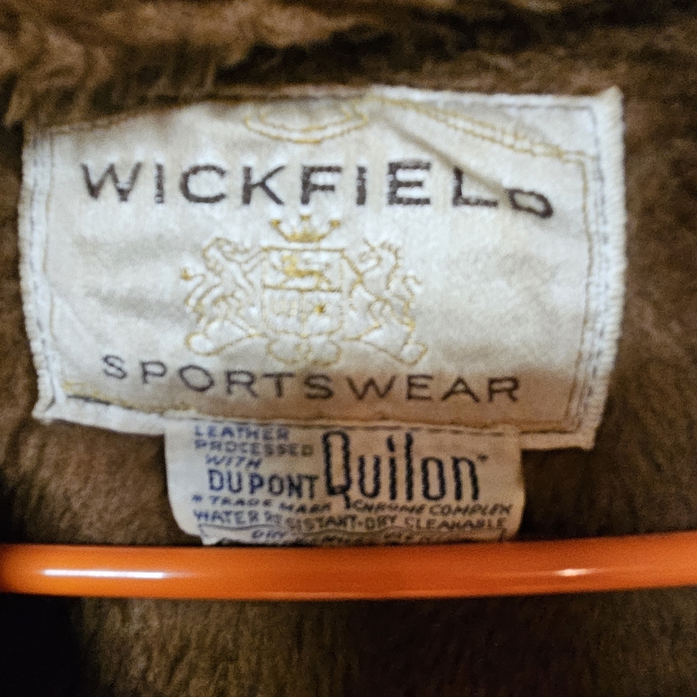 Vintage Wickfield Men's Brown Suede Jacket - Picture 2 of 10